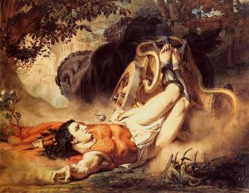 Sir Lawrence Alma-Tadema : The Death of Hippolytus